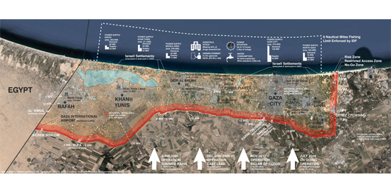Cartographie de la violence infrastructurelle à Gaza