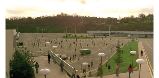Image tirée du film "Dawn of the Dead", réalisé par George A. Romero en 1978