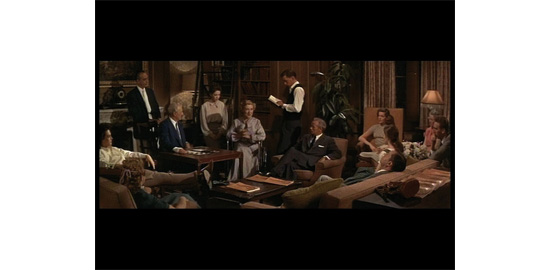 Image tirée du film "La toile d'araignée", réalisé par Vincente Minnelli en 1955
