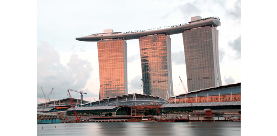 Le Casino Marina Bay Sands à Singapour. (© Ashwin82 | Dreamstime.com)