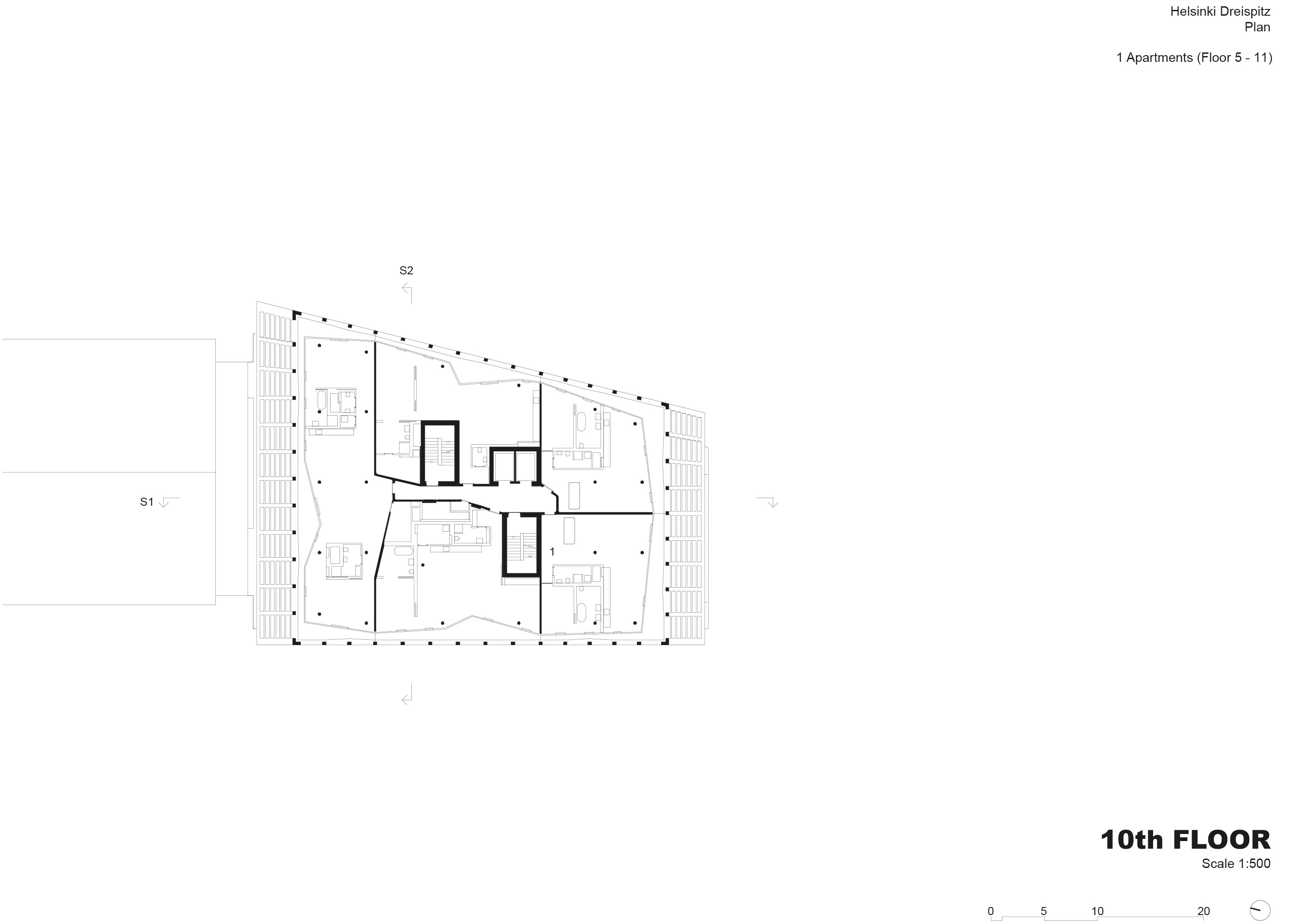 Plan du 10e étage