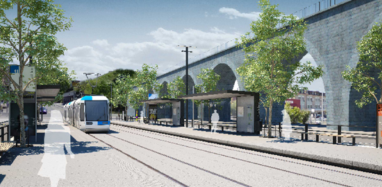 Future station «Galicien» du tram t1