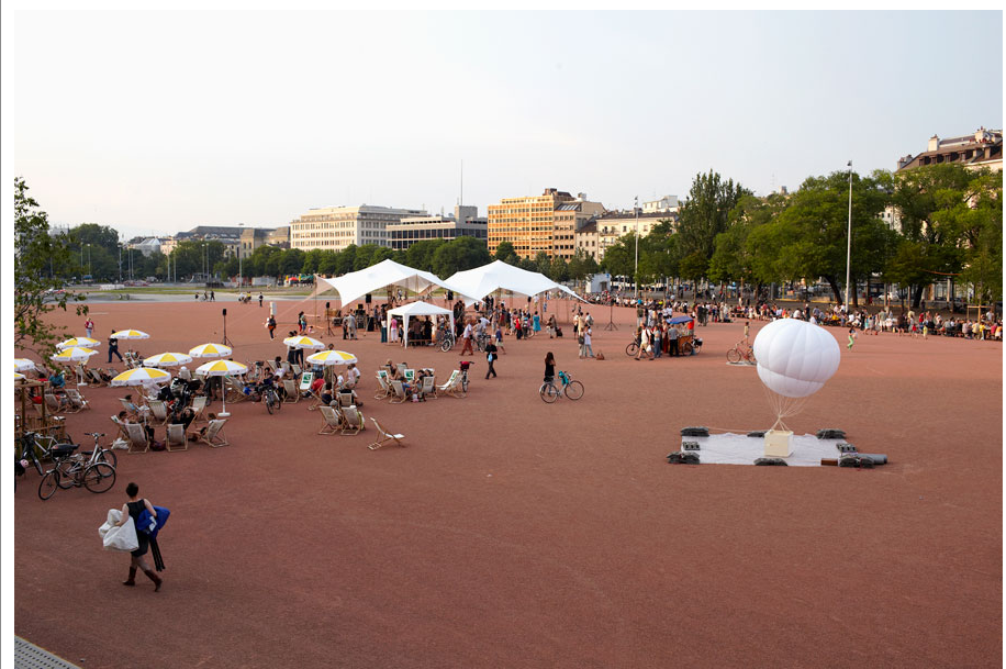 Inauguration de la première étape de la rénovation de la plaine de Plainpalais