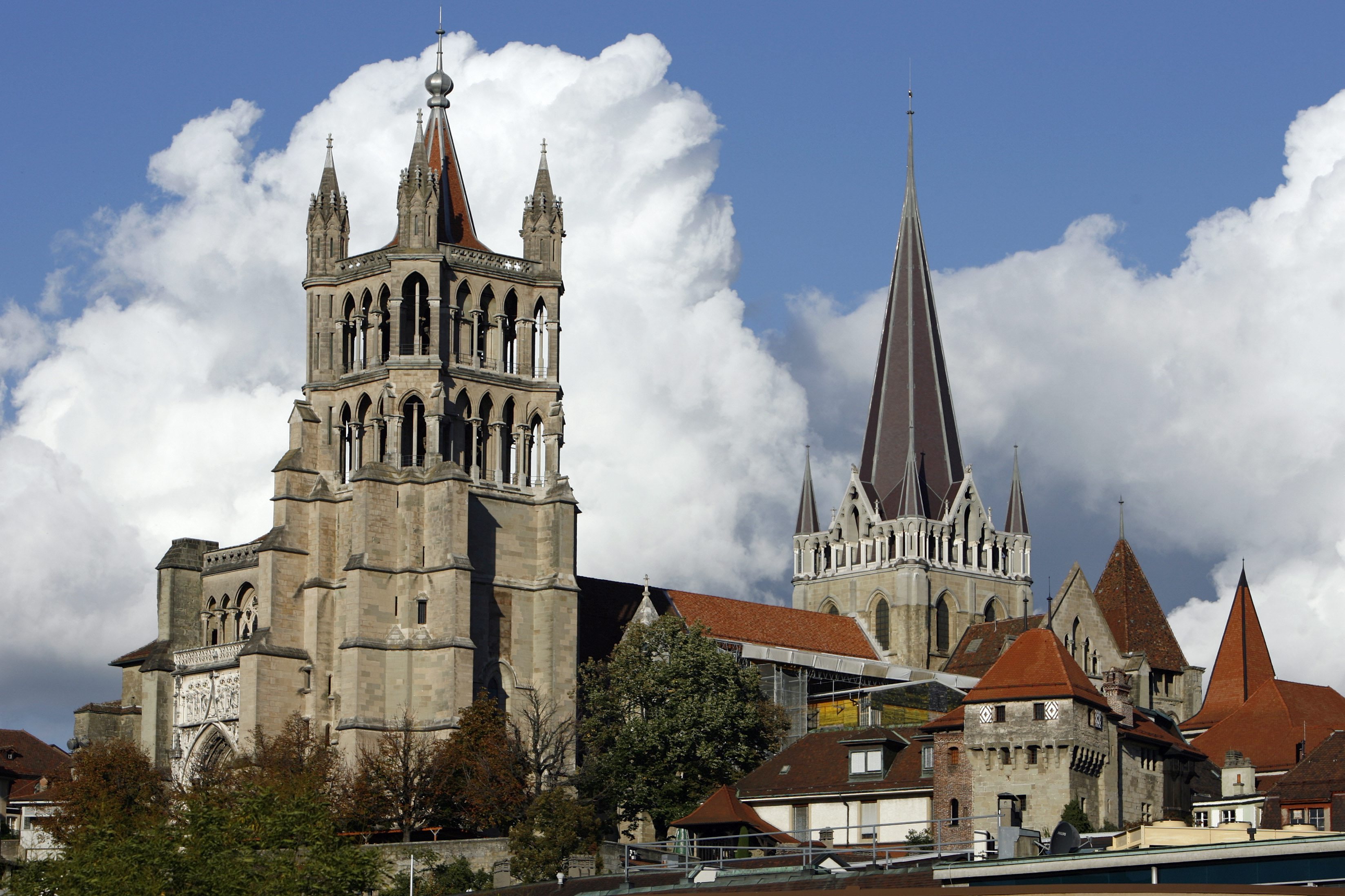 La cathedrale de Lausanne, 2006 (KEYSTONE / Laurent Gillieron)
