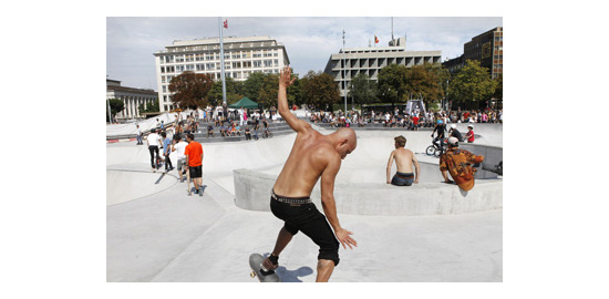 Nouveau skatepark à Genève