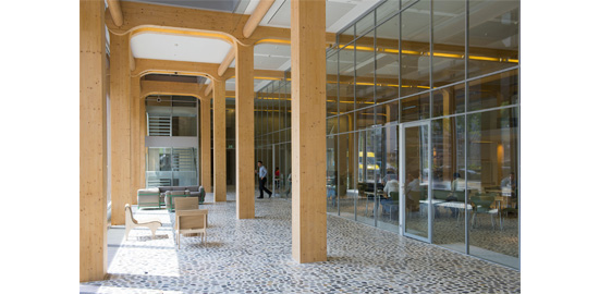 Neubau Werdstrasse, Innenansicht, Erdgeschoss (� Reto Oeschger)
