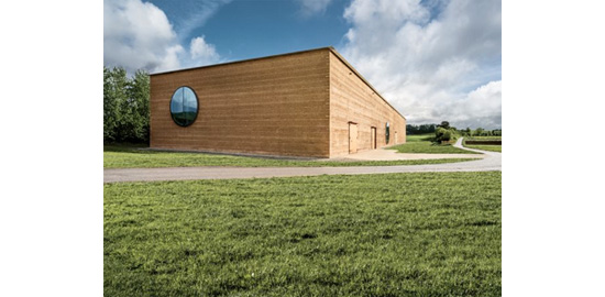 La nouvelle maison des plantes de Ricola, Laufon. Elle a été conçue par Herzog &amp; de Meuron