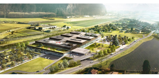 Image du futur Hôpital Riviera-Chablais, par GD Architectes