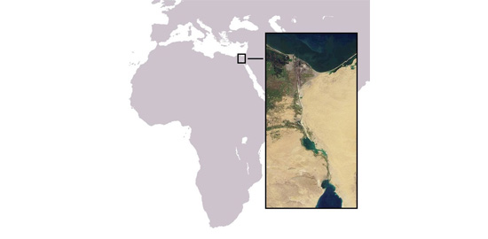 L'actuel canal de Suez