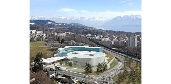 Vue aérienne du projet Aquatis