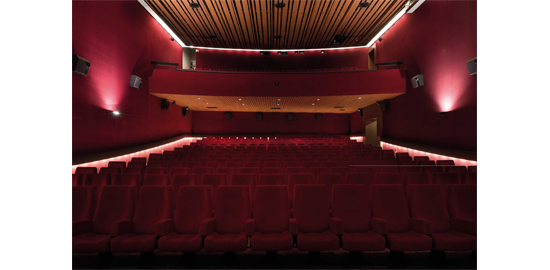 Vue du Cinérama Empire en phase de réhabilitation, janvier 2015