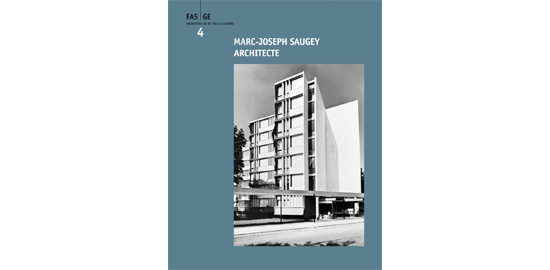 Couverture du livre de Philippe Meier, Marc-Joseph Saugey, architecte
