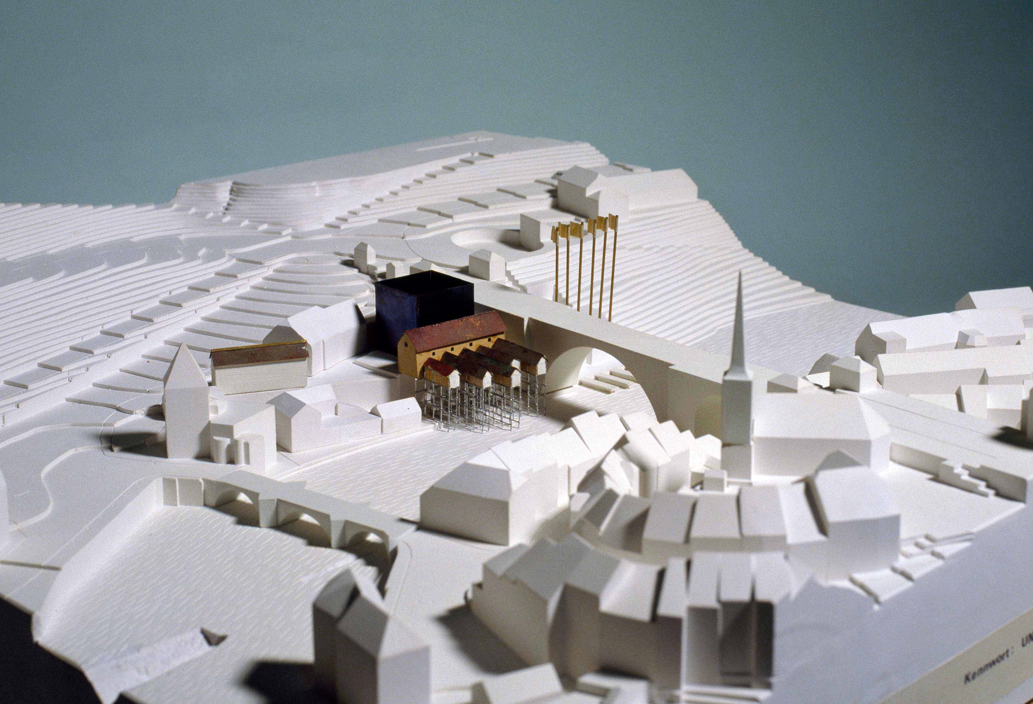 Aldo Rossi, Wettbewerb Klösterliareal Bern 1981, Modell