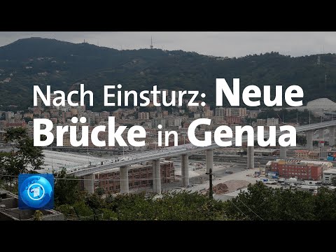 Preview image for the video "Genua: Neue Brücke wird nach Einsturz eingeweiht".