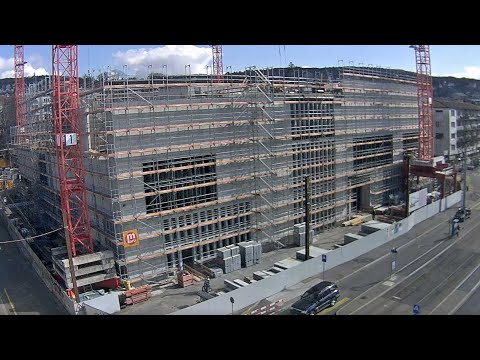 Preview image for the video "Baustellen-Zeitraffer Erweiterung Kunsthaus Zürich".