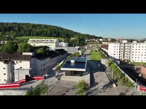 Preview image for the video "Drohnenflug über die Einhausung Schwamendingen, Mai 2025".