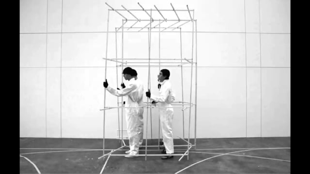 Preview image for the video "Mise-en-scène N09 - Marcia articolata. Luogo: Accademia di Architettura di Mendrisio. Data: 2015-16, Semestre Autunnale. Concept: Atelier Orizzontale Blumer. Riprese: Atelier Blumer" - Thumbnail.